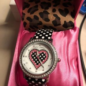 Betsey Johnson Polka Dot Watch